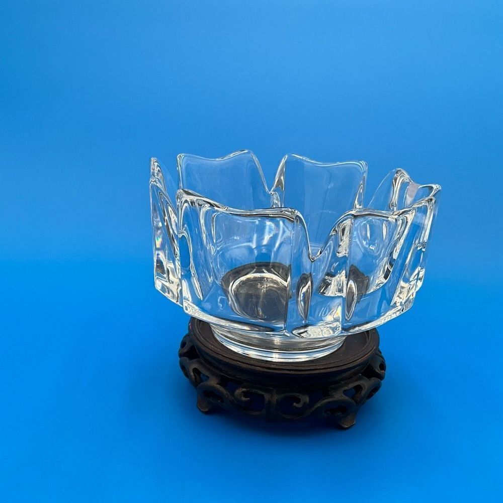 VINTAGE ORREFORS Swedish Corona Bowl